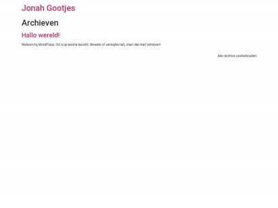 jonahgootjes.nl snapshot