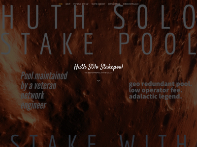 huths0lostakepool.com snapshot
