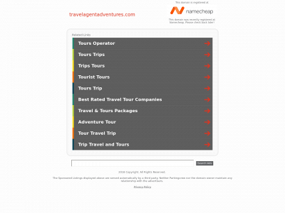 travelagentadventures.com snapshot