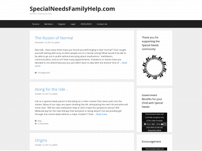 specialneedsfamilyhelp.com snapshot