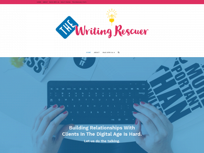 thewritingrescuer.com snapshot
