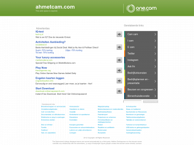ahmetcam.com snapshot
