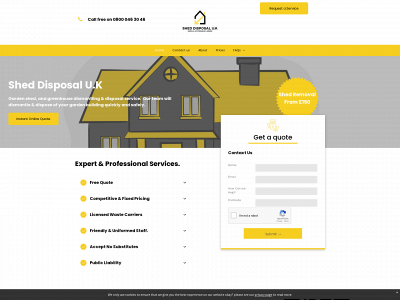 sheddisposal.co.uk snapshot