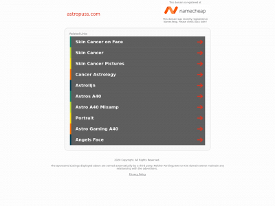 astropuss.com snapshot