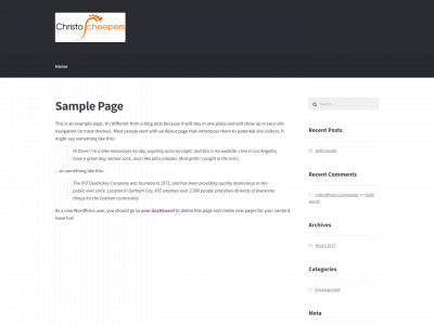 christoscheepers.org snapshot