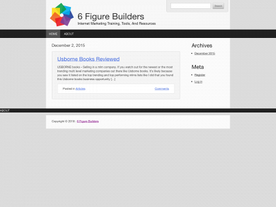 6figurebuilders.com snapshot