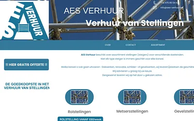 aes-verhuur.be snapshot