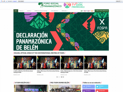 forosocialpanamazonico.com snapshot