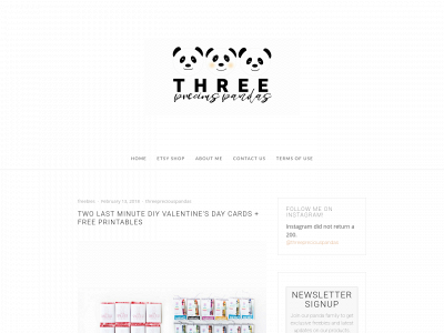 threepreciouspandas.com snapshot