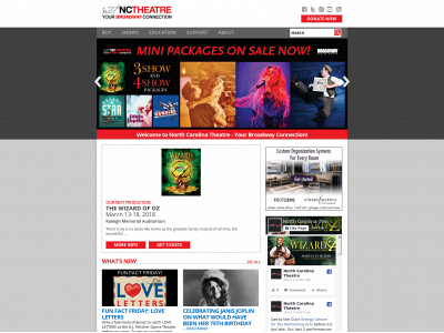 nctheatre.com snapshot