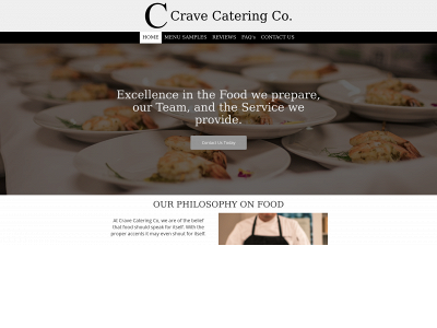 cravecateringco.com snapshot