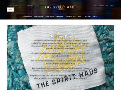thespirithaus.com snapshot