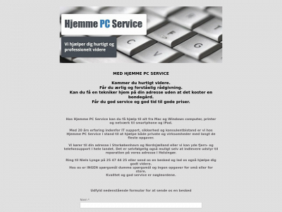 hjemmepcservice.dk snapshot