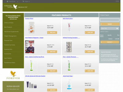 truealoeproducts.co.uk snapshot