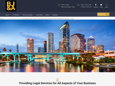 bja-law.com snapshot