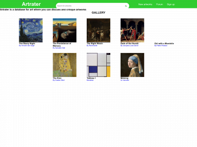artrater.org snapshot