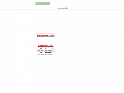 bjergvej.dk snapshot