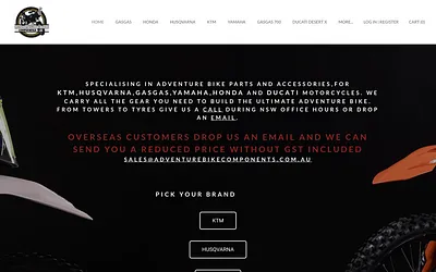 www.adventurebikecomponents.com.au snapshot