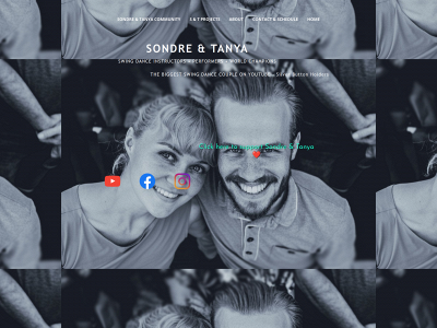 sondreandtanya.com snapshot