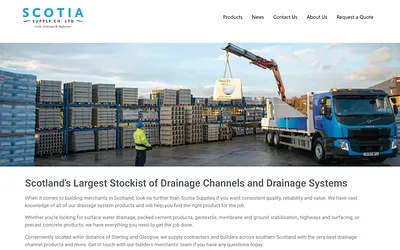 drainagechannelscotland.com snapshot