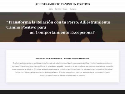 adiestramientocaninovalladolid.com snapshot