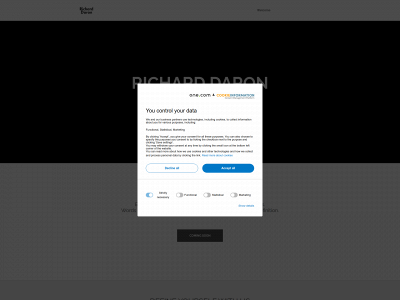 richarddaron.com snapshot