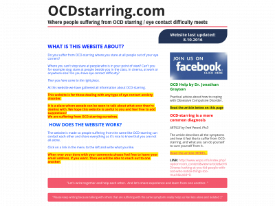ocdstarring.com snapshot