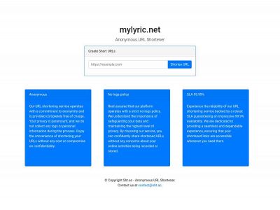 mylyric.net snapshot