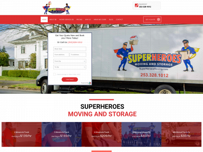 superheroesmoving.com snapshot