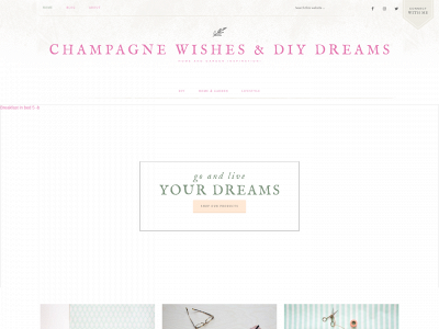 champagnewishes-diydreams.com snapshot