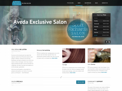 scottrichardssalon.com snapshot