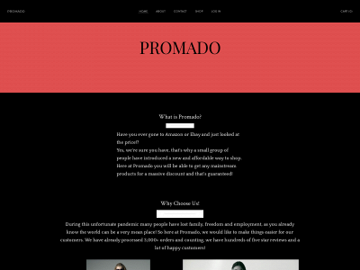 promado.weebly.com snapshot