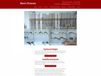 davesfirearms.com snapshot