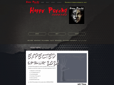happypsychorecords.com snapshot