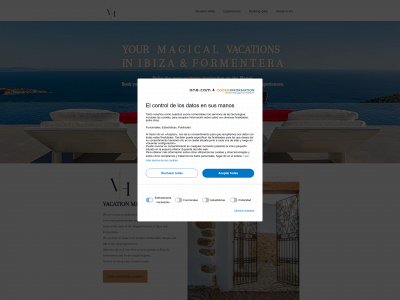 ibizavacationhome.com snapshot