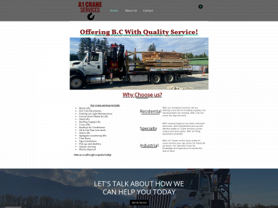 a1craneservicing.com snapshot