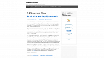 45minutter.dk snapshot