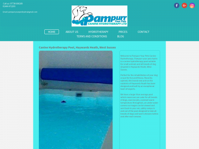 pampurryourpetshydro.co.uk snapshot