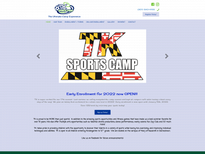 tksportscamp.com snapshot