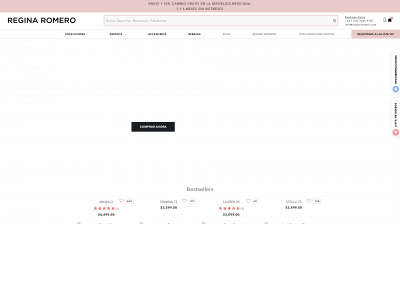 reginaromero.com snapshot