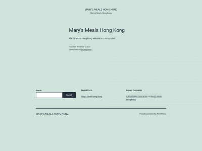 marysmeals.hk snapshot