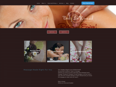 bodyinknead.com snapshot