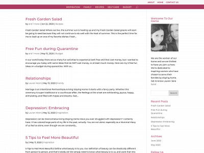 survivingstayinghome.com snapshot