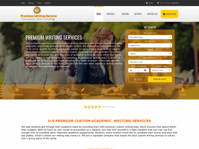 premiumwritingservice.com snapshot