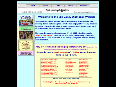 exevalleysdc.co.uk snapshot