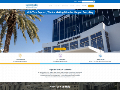 jacksonhealthfoundation.com snapshot
