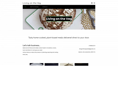 livingonthevegmeals.com snapshot