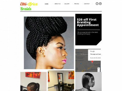 ethiafricabraids.com snapshot