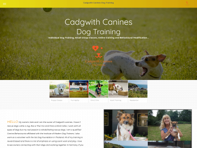 cadgwithcanines.co.uk snapshot
