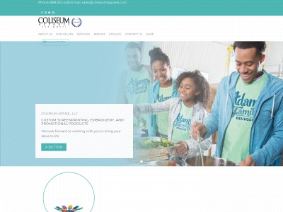 coliseumapparel.com snapshot
